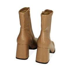 Ankle boots beige, tacco 8 cm , Primadonna, 203050029EPBEIG036, 003 preview