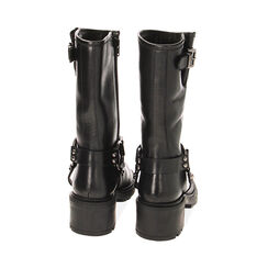 CALZATURA BIKER PELLE NERO, Primadonna, 22N576707PENERO035, 003 preview