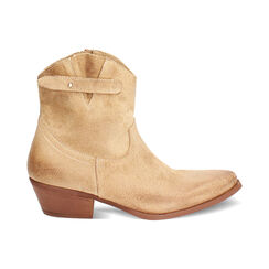 BOOTS RAIN DEMI-BOOT TEXAN SUEDE TAUP, Primadonna, 273435602CMTAUP036, 001 preview