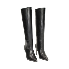 Stivali neri con tacco di 8,2 cm per uno stile audace, Primadonna, 264966601EPNERO036, 003 preview