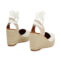 Espadrilles femme blanches en toile, Primadonna, 254920101CABIAN035, 004 preview