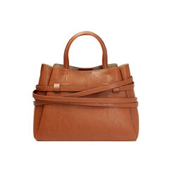 Sac &agrave; main cognac avec design sophistiqu&eacute;, Primadonna, 27D900848EPCOGNUNI, 004 preview