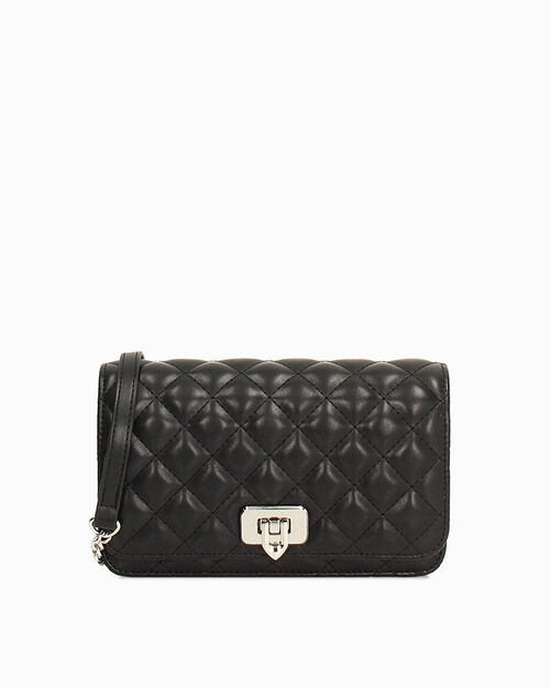 SACS MINI SAC SYNTHETIQUE CUIR NERO, BLACK