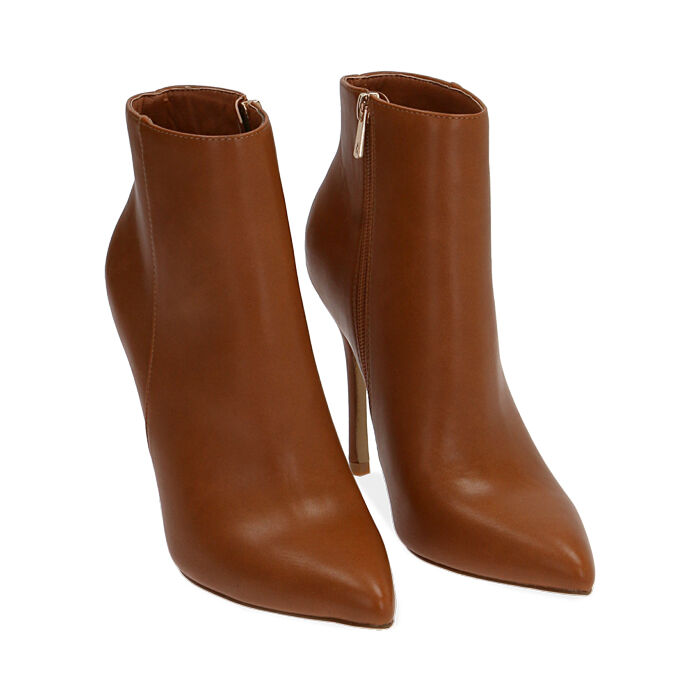 bottines cognac
