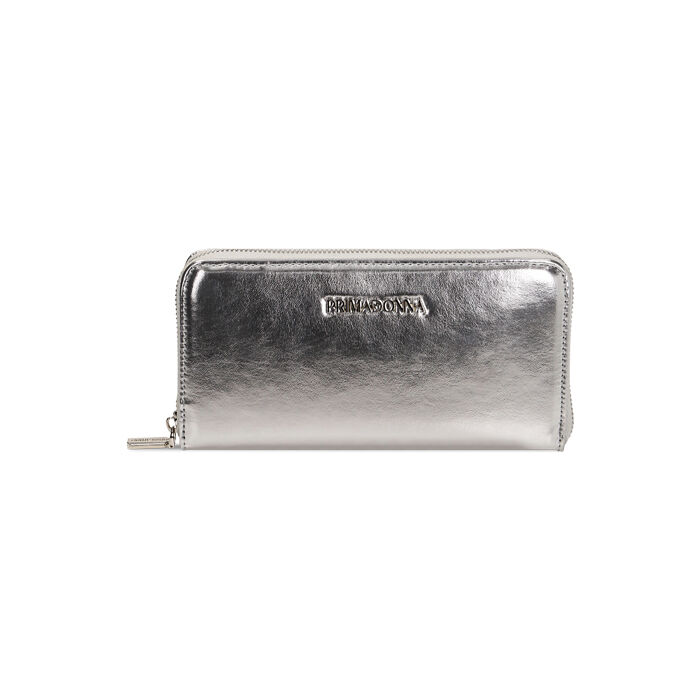 Portafogli donna laminato argento Primadonna Collection