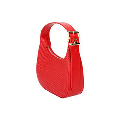 Mini bag donna rossa intrecciata, Primadonna, 255125841EIROSSUNI, 004 preview