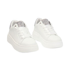 Zapatillas blancas-plata tac&oacute;n 5 cm, Zapatos, 272826212EPBIAR035, 003 preview