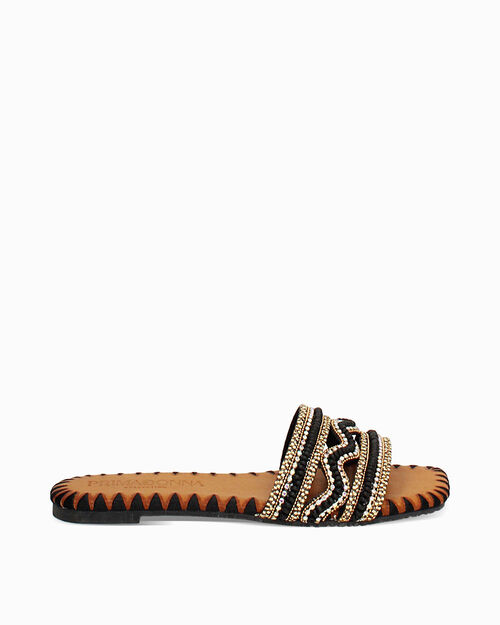 CHAUSSURES POUR FEMMES FLAT SYNTHETIQUE, BLACK