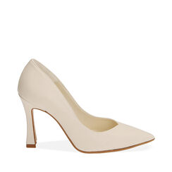 Décolleté panna, tacco 9,5 cm , Primadonna, 19M812657EPPANN035, 001a