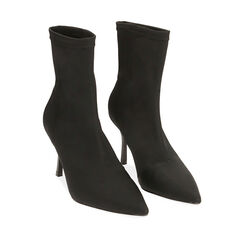 Botines negros en lycra, Primadonna, 232100802LYNERO037, 002a