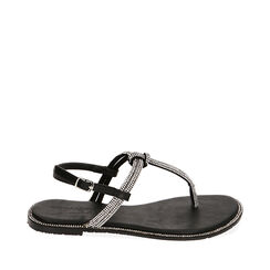 CALZATURA SANDALI BASSI SINTETICO NERO, Primadonna, 214928170EPNERO036, 001a