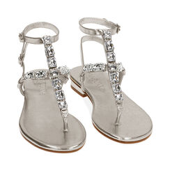 Sandali infradito argento, Primadonna, 214909931LMARGE035, 002 preview