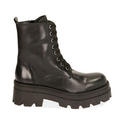 Anfibi neri in pelle , Special Price, 187249918PENERO036, 001 preview