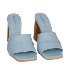 WOMEN SHOES SLIPPER COW-LEATHER CELE, Primadonna, 198900401VICELE036, 002a