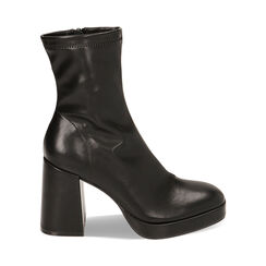 Stivaletti neri, tacco 9,5 cm, Primadonna, 224908708EPNERO037, 001 preview