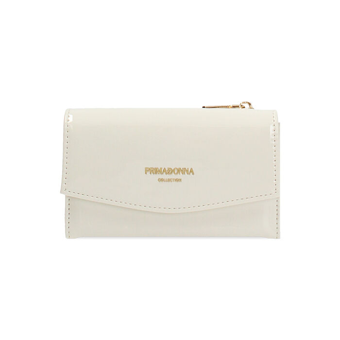 Portafoglio panna con dettagli eleganti, Primadonna, 275102761VEPANNUNI