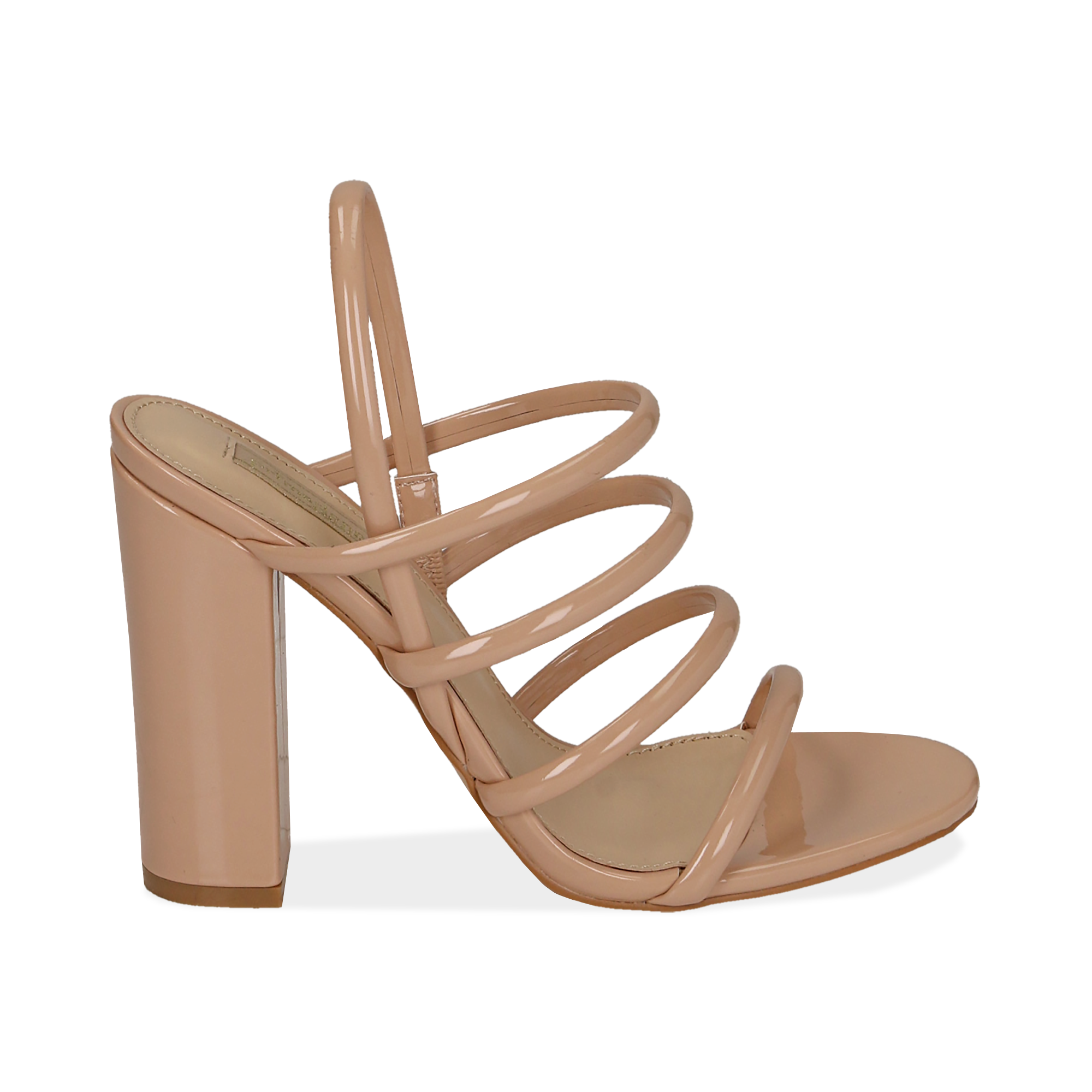 sandalias color nude