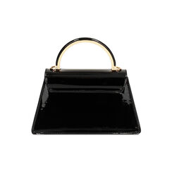 Mini bolsa de mujer negra en charol, Primadonna, 255126021VENEROUNI, 005 preview