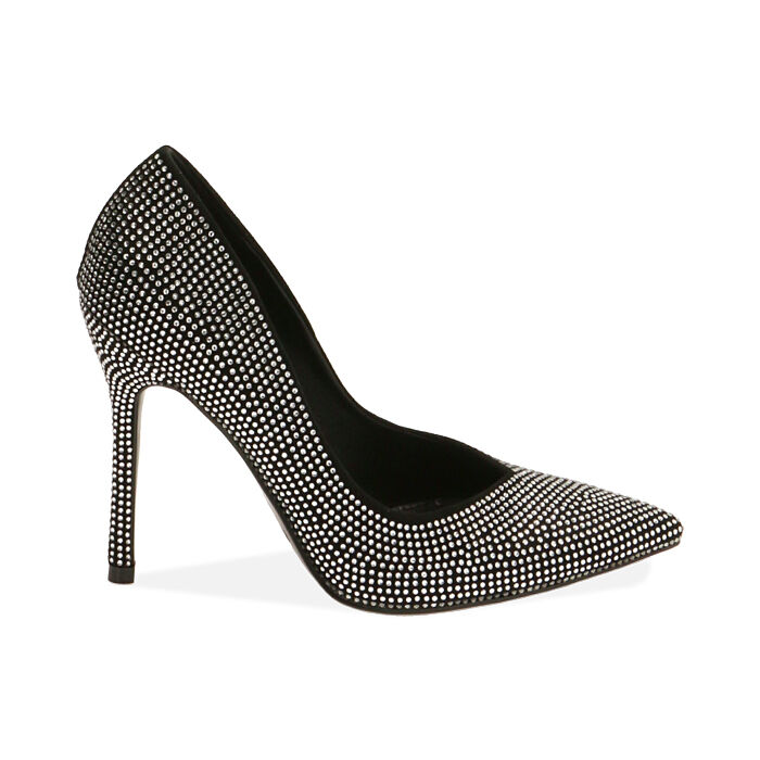 Escarpin noir avec strass outlet