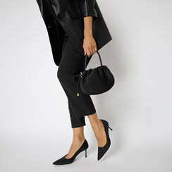Décolleté nera con tacco 7,5 cm, Primadonna, 262178003LYNERO035, 002a