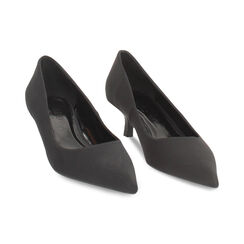 Décolleté nera con tacco di 4,5 cm, Primadonna, 262149002LYNERO039, 003 preview