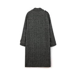 Cappotto nero e bianco spigato, Primadonna, 262006936TSNEBIM, 003 preview