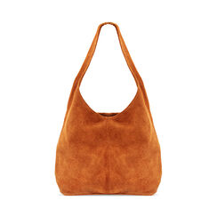 Borsa a spalla donna camoscio cognac, Primadonna, 240802577CMCOGNUNI, 001 preview