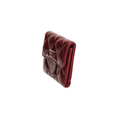 Portefeuille bordeaux en matériau brillant, Primadonna, 265702429EUBORDUNI, 002 preview
