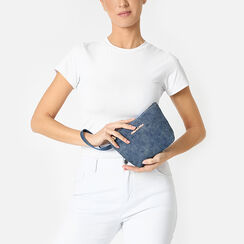 Pochette femme en jean en tissu, Primadonna, 255125740TSJEANUNI, 002a