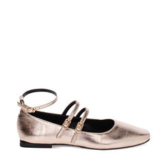 Ballerines rose-or, Primadonna, 244929531LMRAOR035, 001a