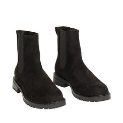 Beatles noirs en microfibre, Primadonna, 242733306MFNERO035, 002a