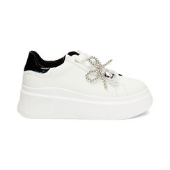 Sneakers bianche con gomma di 6 cm, Primadonna, 262800765EPBIAN039, 001 preview