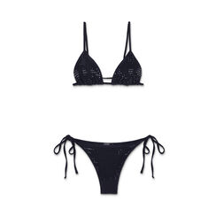 Bikini da donna nero a triangolo, Primadonna, 25L503451LYNEROL, 001a