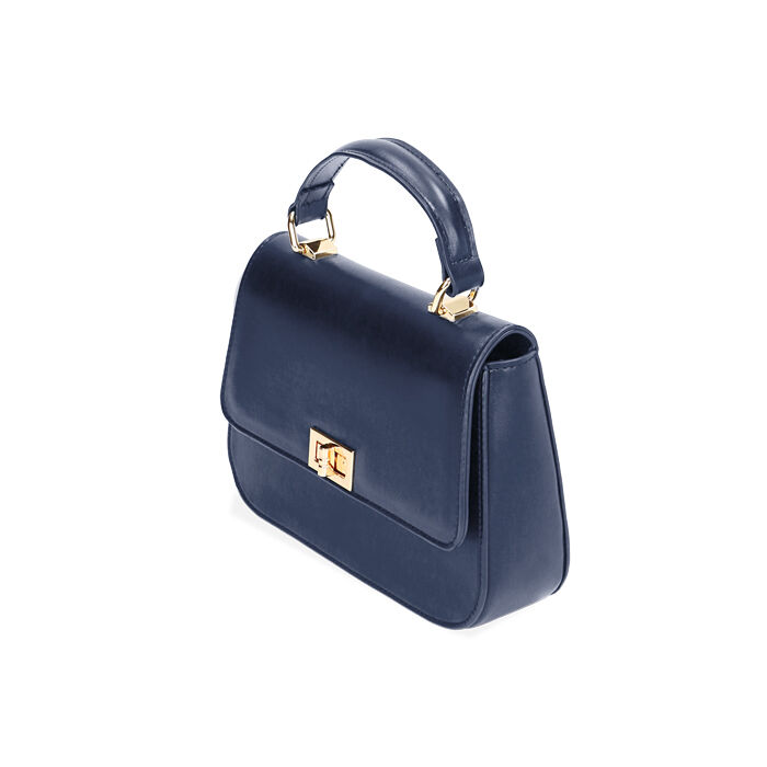 Mini sac rond bleu pour femme Primadonna Collection