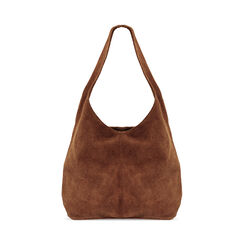 Borsa a spalla di camoscio testa di moro, Primadonna, 260802577CMMOROUNI, 001 preview
