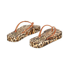 Sandali mare donna leopard in PVC, Primadonna, 25R585100PVLEOP036, 004 preview