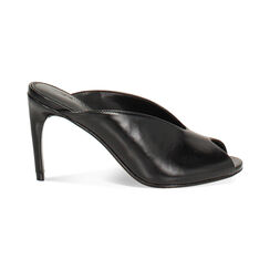 Mules open toe nere con tacco di 8,7 cm, Primadonna, 26M707009EUNERO035, 001 preview