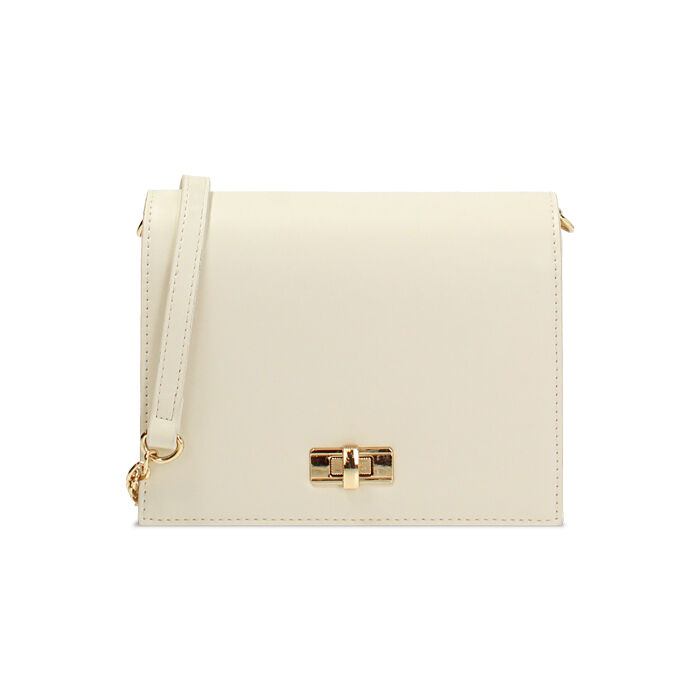 Mini bolsa mujer color crema, Primadonna, 255126053EPPANNUNI