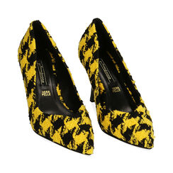 Décolleté nero/giallo pied-de-poule, Special Price, 182162811TSNEGI037, 002 preview