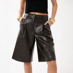 Bermuda testa di moro con stile urban chic, Primadonna, 276504110EPMOROM, 002 preview