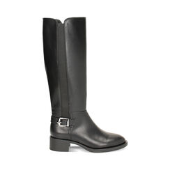 Stivale nero con gambale elastico, Primadonna, 240626005EPNERO035, 001 preview
