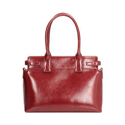 Borsa a mano bordeaux lucida con charms, Primadonna, 261681277EUBORDUNI, 004 preview