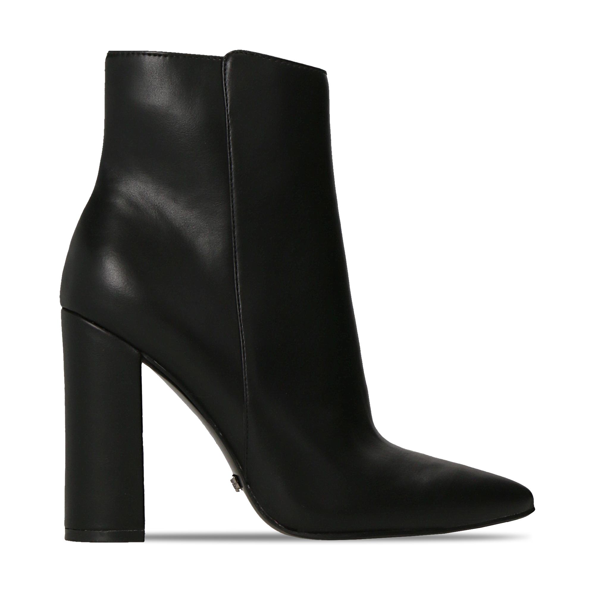 Tronchetti pelle nera tacco alto cheap