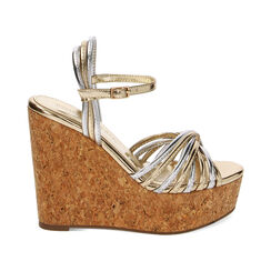 WOMEN SHOES WEDGE LAMINATED OROG, Primadonna, 232721722LMOROG035, 001 preview