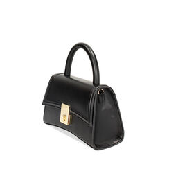 Mini bag nera a trapezio, Promozioni, 245125876EPNEROUNI, 002a