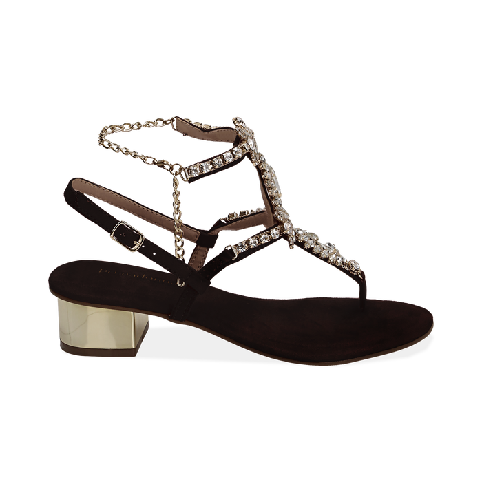 Sandali Neri In Microfibra Con Pietre Tacco 3 5 Cm Primadonna Collection Sandali shop offre la possibilità di creare sandali personalizzati online. sandali neri in microfibra con pietre tacco 3 5 cm