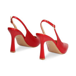 Escarpins rouges slingback talon 9,8 cm, Chaussures, 274934237EPROSS035, 004 preview