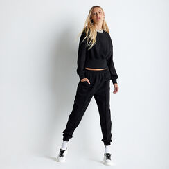 Tuta in velluto nero, Abbigliamento, 22C910013MFNEROM, 001 preview