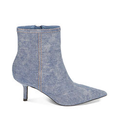 WOMEN SHOES DEMI-BOOT FABRIC JEAN, Primadonna, 224972601TSJEAN035, 001a