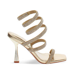 Sandali oro con tacco 9,5 cm, Primadonna, 274912938LPOROG035, 001 preview